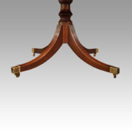 cross-banded dining table base