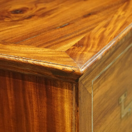 Anglo Indian campaign chest corner