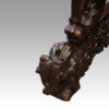 Antique Burmese Davenport foot