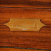 Antique mahogany cut brass box flush handle