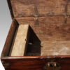 Antique merchants strongbox interior