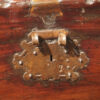 Antique merchants strongbox lock plate