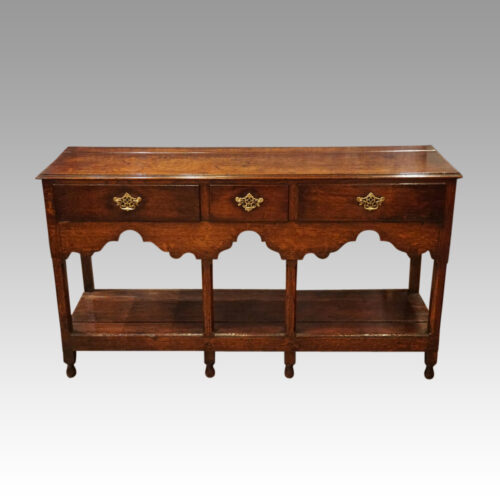 Antique oak arched dresser