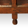 Antique oak arched dresser foot