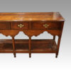 Antique oak arched dresser legs