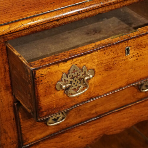 Antique oak dresser base drawer