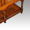 Antique oak dresser base end leg