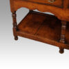 Antique oak dresser base end potboard