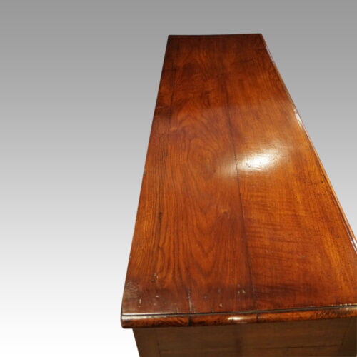 Antique oak dresser base top