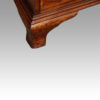 Edwardian inlaid mahogany bureau feet