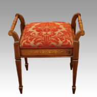 Edwardian inlaid stool