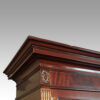 Edwardian mahogany library bookcaseby Warings of Liverpool cornice corner
