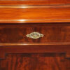 Edwardian mahogany library bookcaseby Warings of Liverpool handle drawer