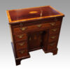 George III inlaid kneehole angle