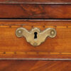 George III inlaid kneehole escutcheon