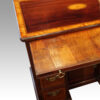 George III inlaid kneehole slide detail