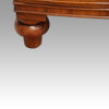 Georgian mahogany bow chest foot