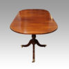 Georgian style mahogany dining table end top