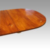 Georgian style mahogany dining table top end