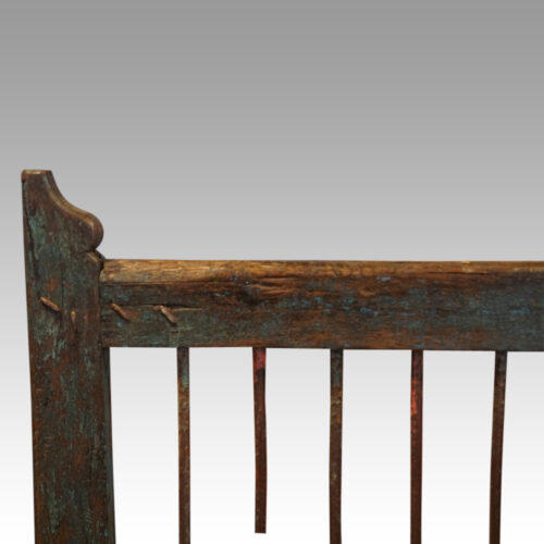 Pair antique dog gates top end
