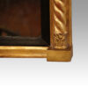 Regency gilt overmantle mirror column base