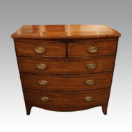 Regency inlaid bow chest