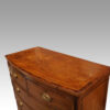 Regency inlaid bow chest top
