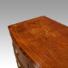 Regency inlaid bow chest top detail