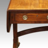 Regency mahogany inlaid sofa table drawer front
