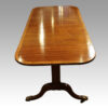 Regency mahogany inlaid sofa table top view