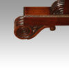 Regency mahogany small library table foot detail
