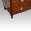 Regency mahogany tall bow chest base