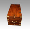 Victorian brass bound campaign chest top
