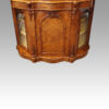 Victorian inlaid walnut side cabinet front