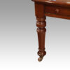 Victorian mahogany partners writing table leg