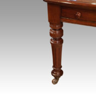 Victorian mahogany partners writing table leg