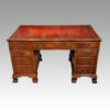 Walnut pedestal desk Waring and Gillows