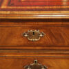 walnut pedestal desk drawer