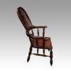 Antique Yorkshire broad arm chair side view
