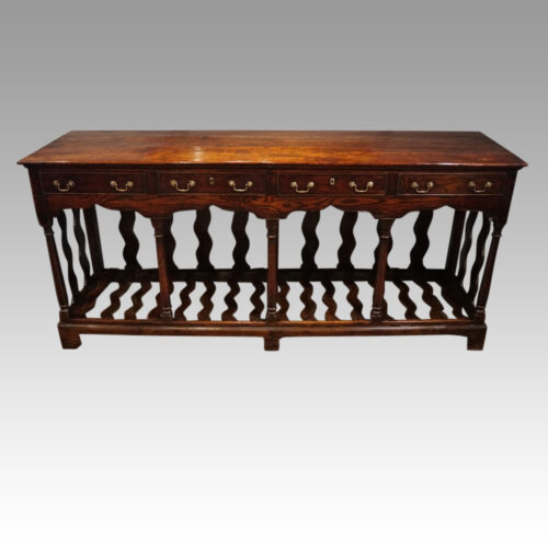 Antique oak Devon dairy dresser