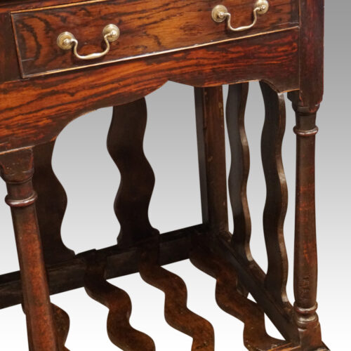 Antique oak Devon dairy dresser corner