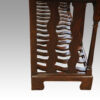 Antique oak Devon dairy dresser end view