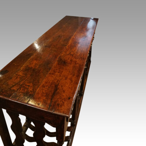 Antique oak Devon dairy dresser top
