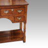 Antique oak potboard dresser base end drawers