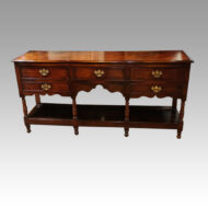 Antique potboard oak dresser base