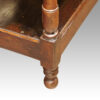 Antique potboard oak dresser base front leg