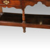 Antique potboard oak dresser base shaped apron