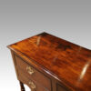 Antique potboard oak dresser base top grain