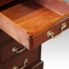 Edwardian mahogany large pedestal desk drawer joints