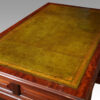 Edwardian mahogany large pedestal desk top